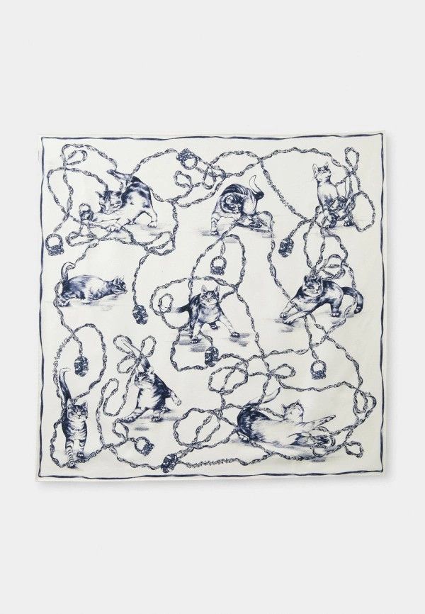 Lanvin o1y0326 Size : OS / Scarf in Blue/White Size ONE SIZE - 1 Thumbnail