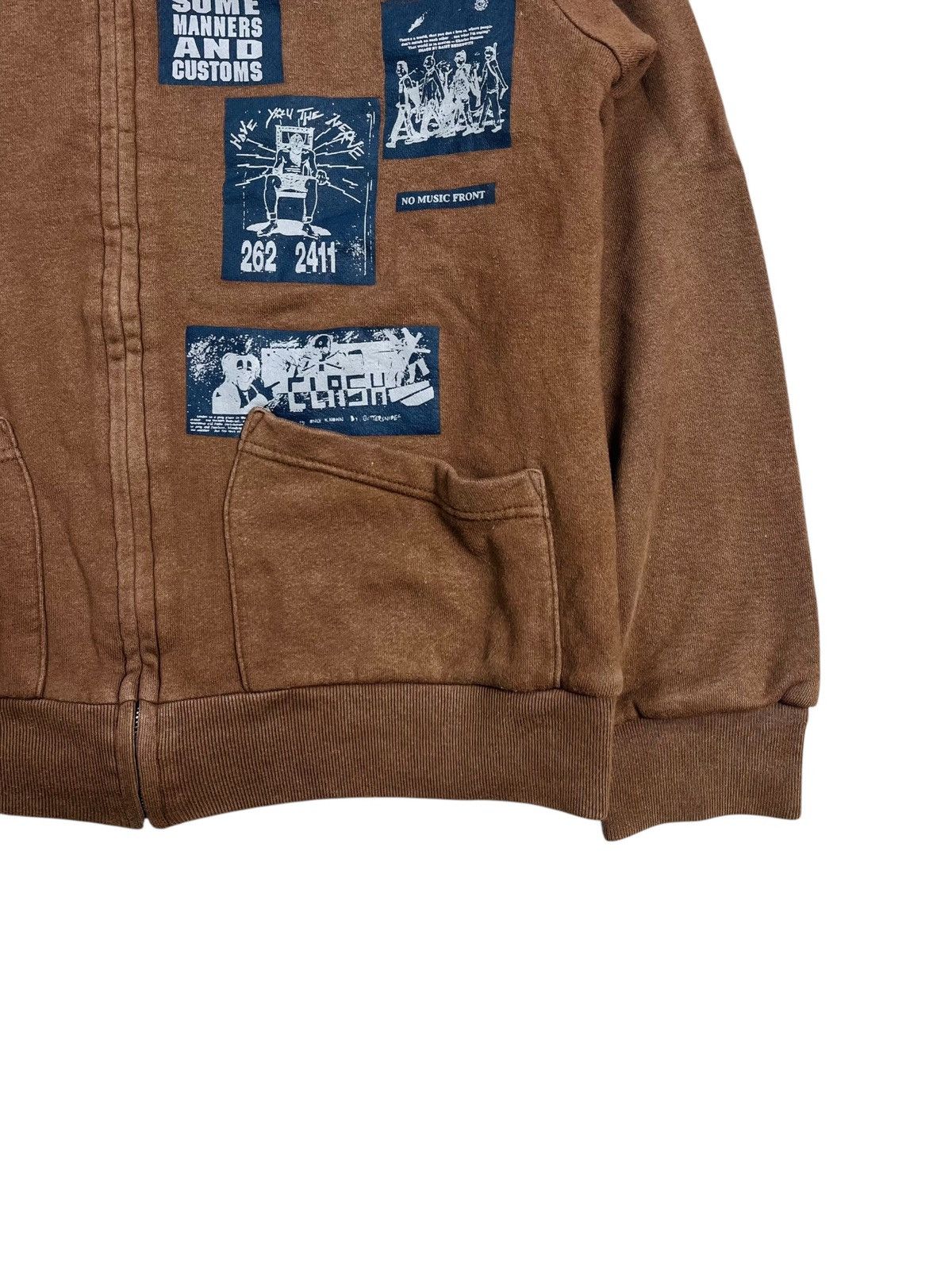 20471120 2000s Calibalism? - Riri Zips Patchwork Zip Hoodie Size US M / EU 48-50 / 2 - 4 Thumbnail