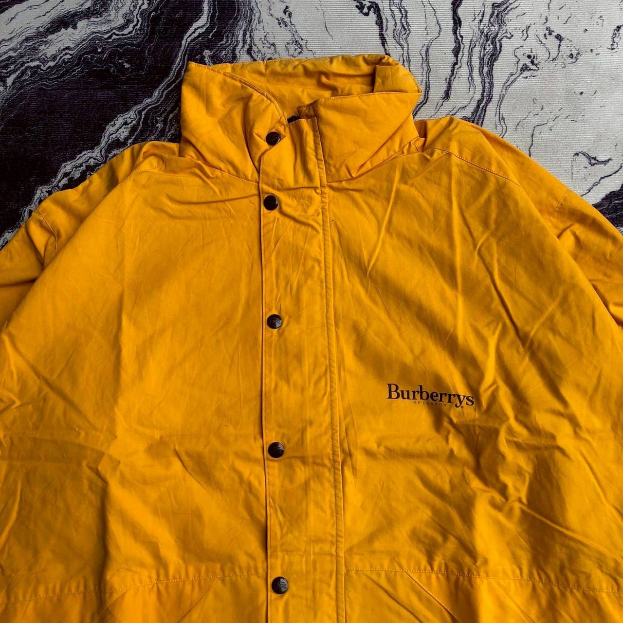 Burberry Vintage 90s Burberrys Yellow Windbreaker Jacket Size US L / EU 52-54 / 3 - 3 Thumbnail