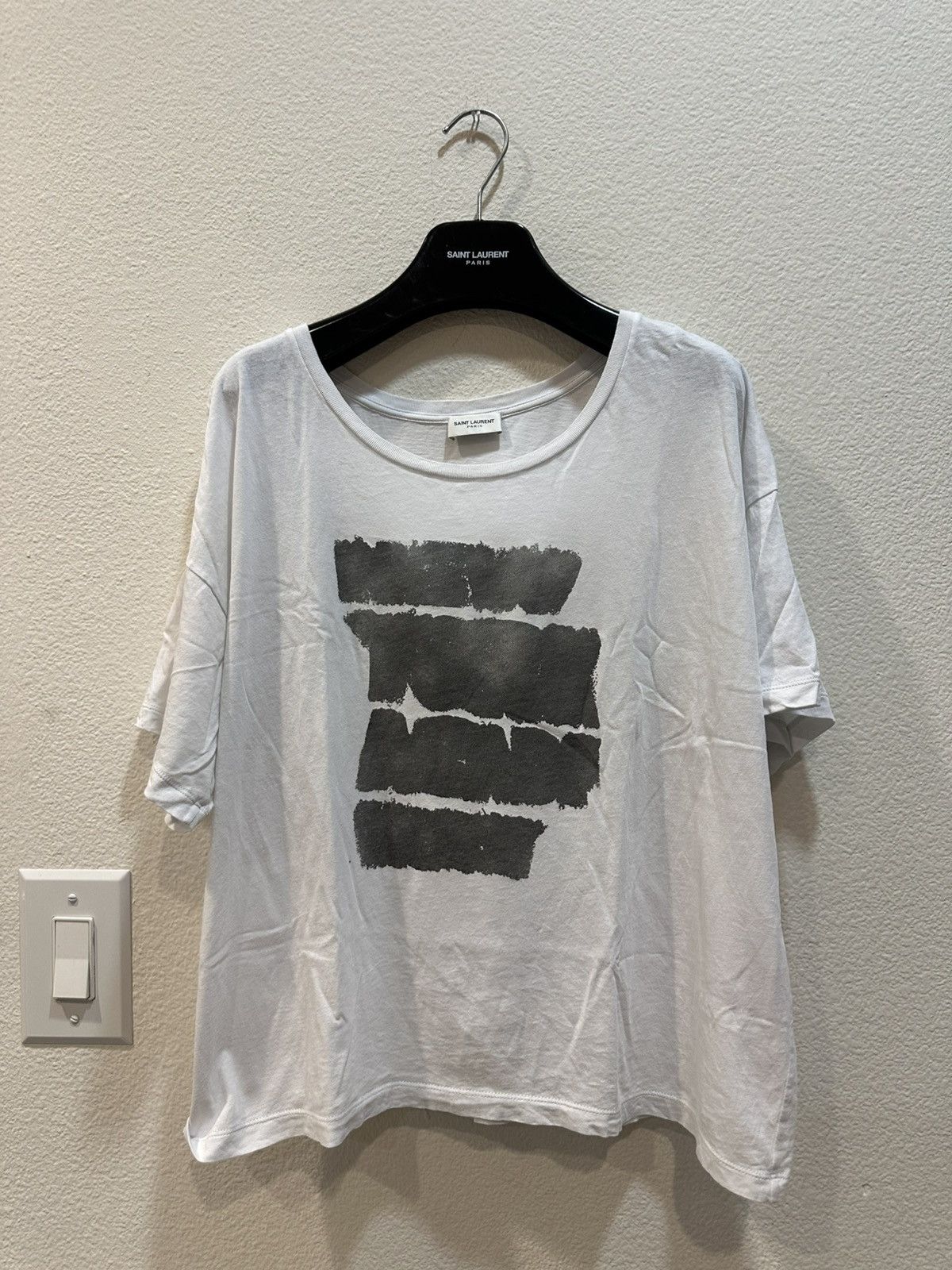 Saint Laurent Paris 2016 Block Letter Quote Tee L Size US L / EU 52-54 / 3 - 1 Thumbnail