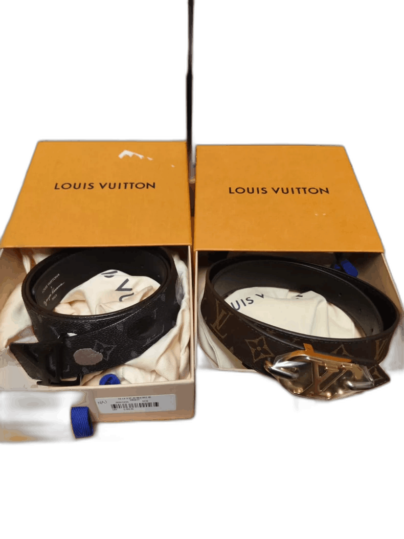 Louis Vuitton Louis Vuitton Monogram Leather Belt Brand New Size ONE SIZE - 1 Thumbnail