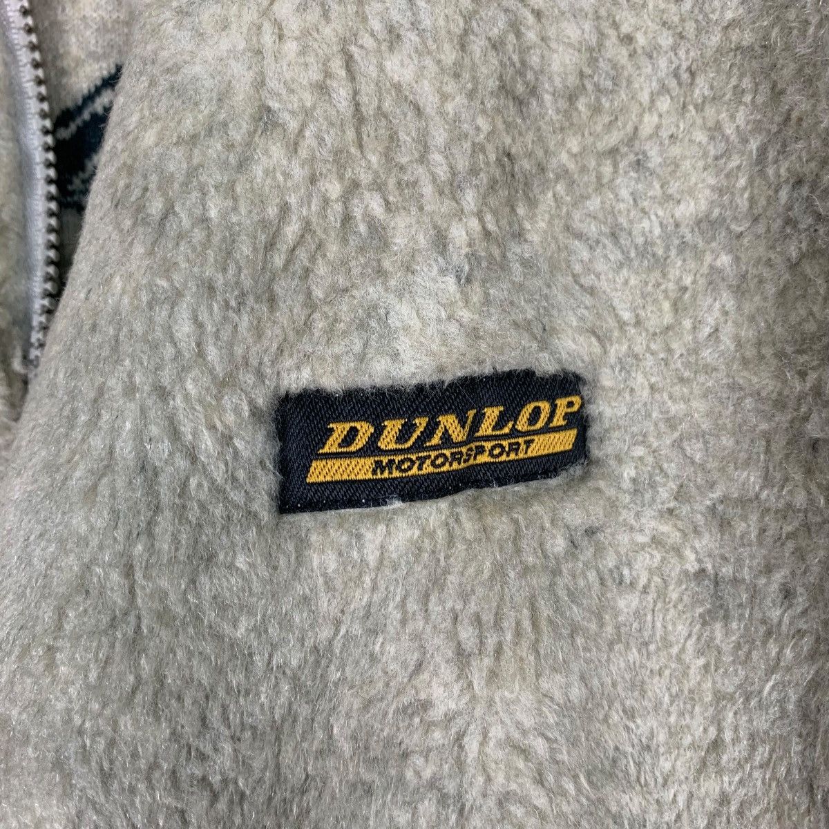 Dunlop DUNLOP MOTORSPORT Big Logo Fleece Bomber Jacket #1032-C46 Size US L / EU 52-54 / 3 - 11 Thumbnail