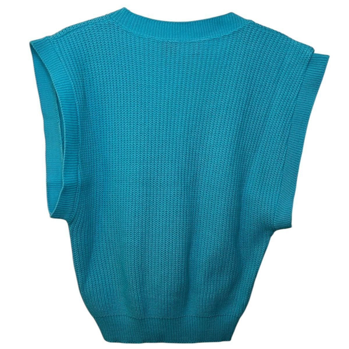 Vintage 70s/80s Kate Collins V Neck Oversized Sweater Vest Sz S/M/L Size M / US 6-8 / IT 42-44 - 5 Thumbnail