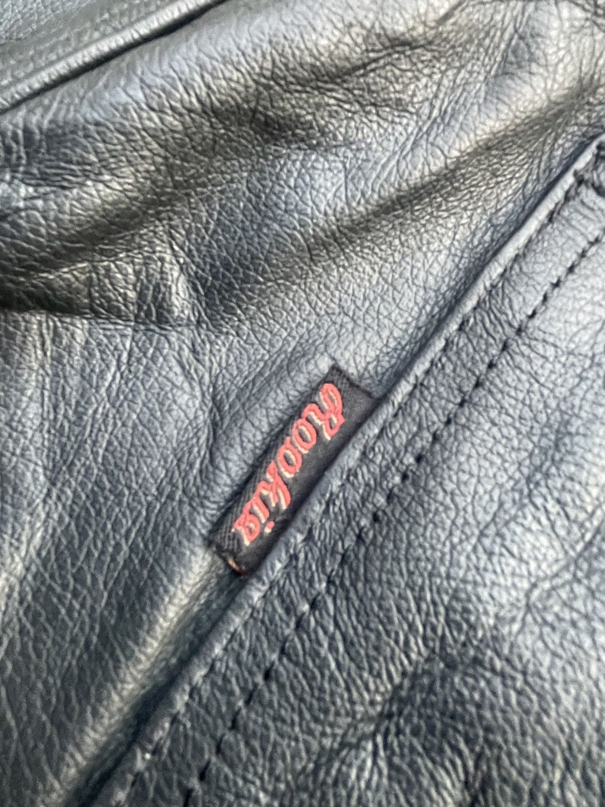 Japanese Brand Vintage Rookie Leather Pant Size US 28 / EU 44 - 10 Thumbnail