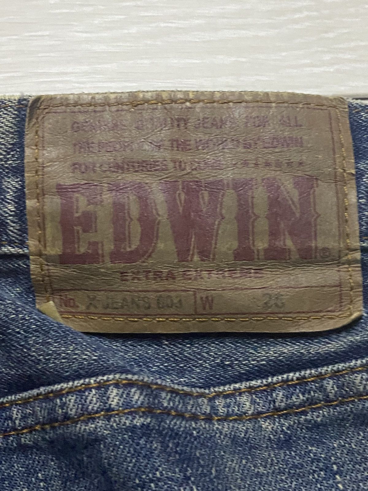 Edwin Vintage Edwin X Jeans Mud Wash Distressed Jeans Size US 28 / EU 44 - 11 Thumbnail