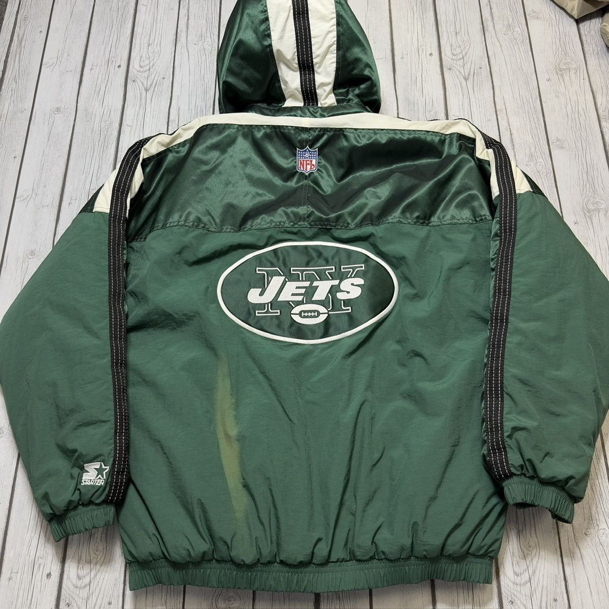 Starter Vintage New York Jets jacket Size US L / EU 52-54 / 3 - 2 Thumbnail