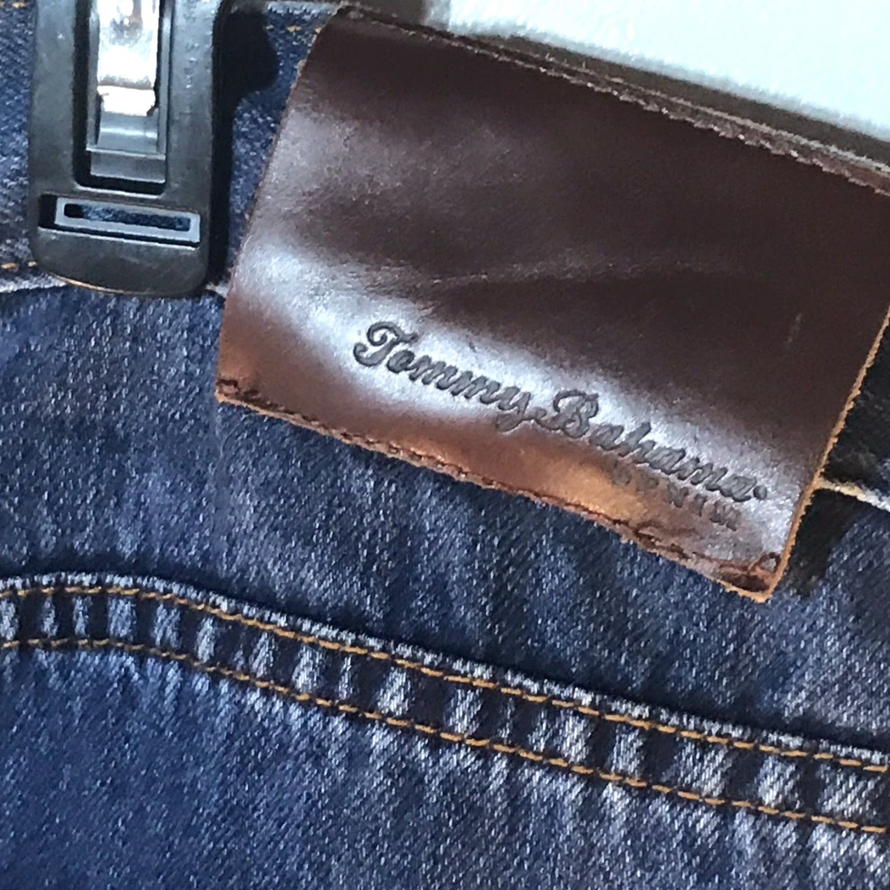 Tommy Bahama Tommy Bahama Dark Wash Bootcut Jeans Mens Size 40X32 Classic Fit Blue Denim Size US 40 / EU 56 - 3 Thumbnail