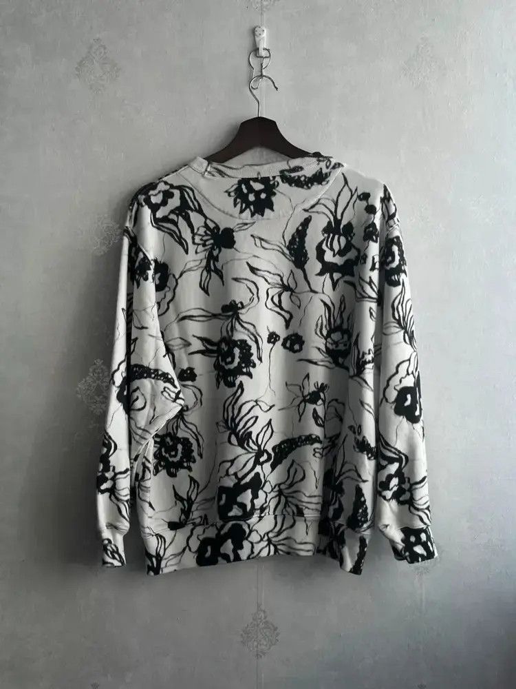 Dries Van Noten Dries Van Noten Flower Print Sweatshirt Size US S / EU 44-46 / 1 - 2 Thumbnail