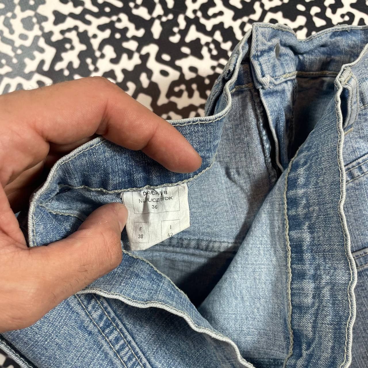 Japanese Brand Vintage Y2K Japanese Style Retro Denim Mini Skirt Size 26" / US 2 / IT 38 - 13 Thumbnail