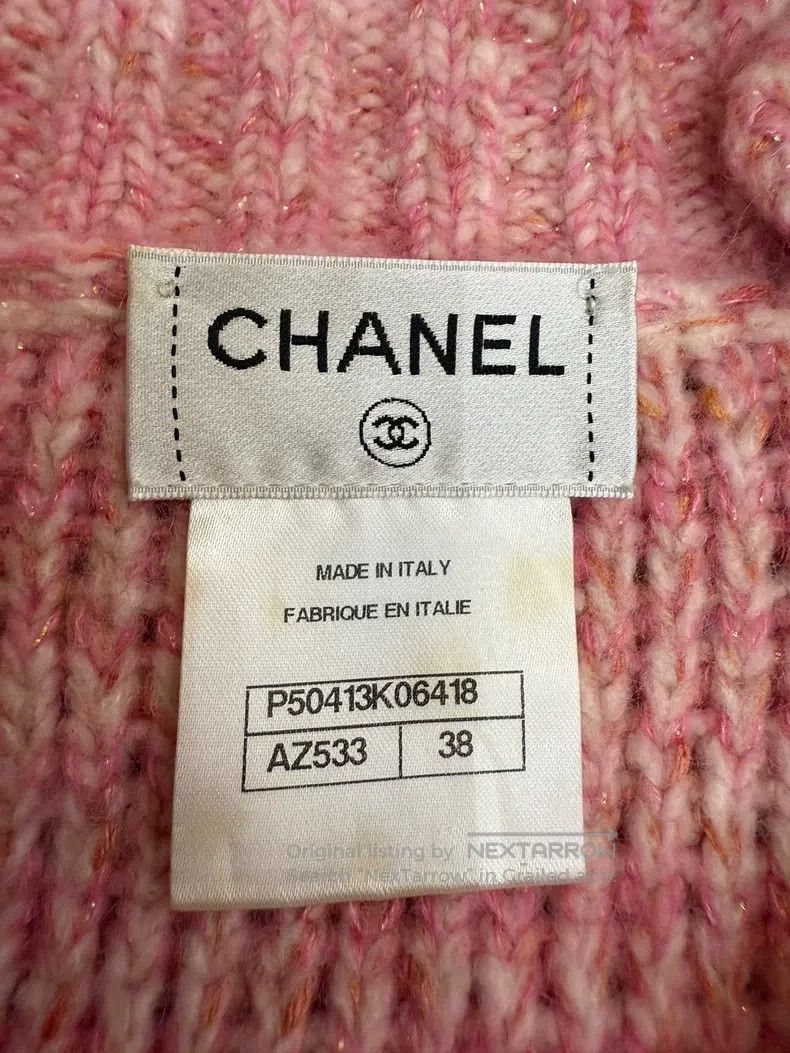 Chanel Chanel Pink tweed zipper jacket Size XS / US 0-2 / IT 36-38 - 5 Thumbnail