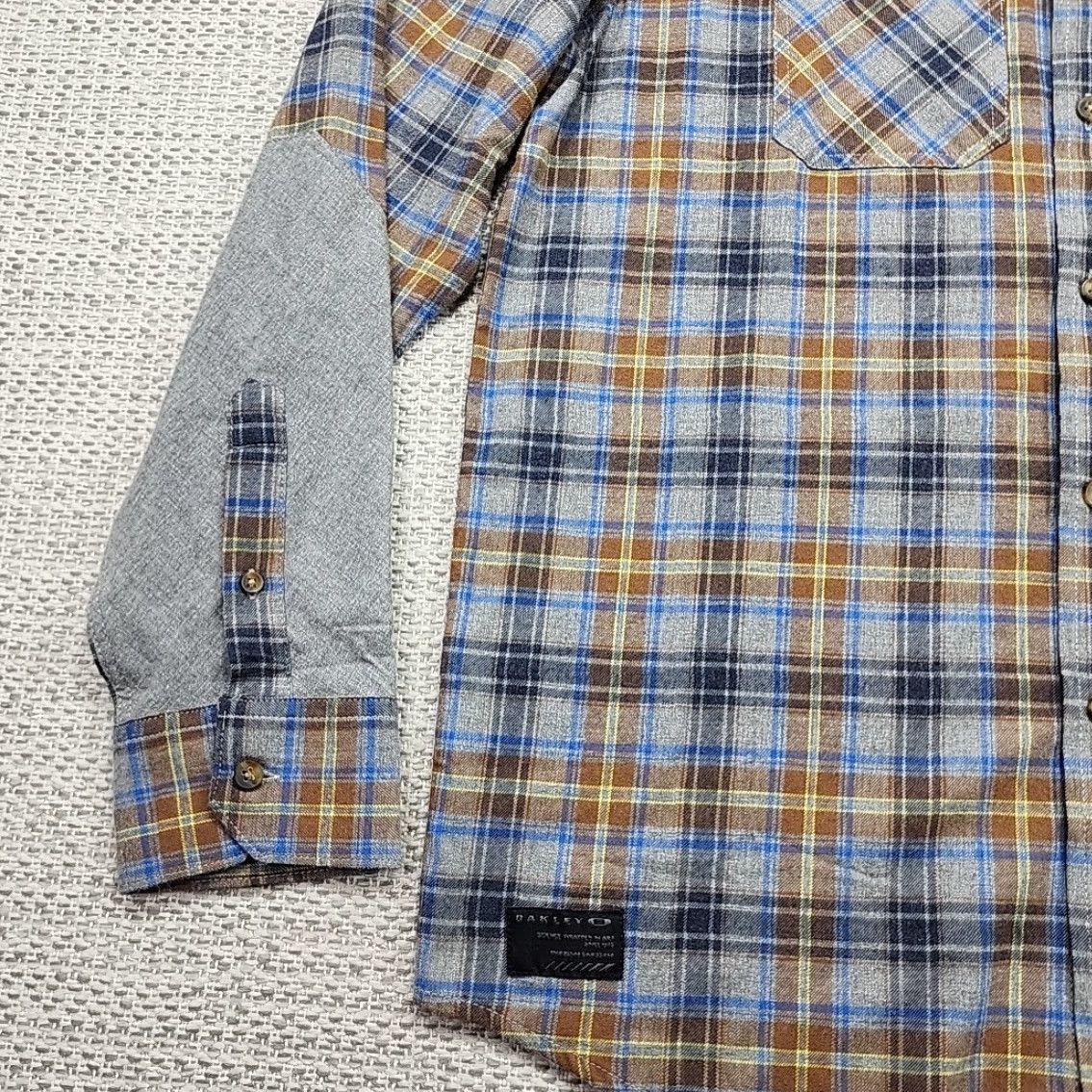 Oakley Oakley Flannel Shirt Mens Small Plaid Long Sleeve Button Up Casual Size US S / EU 44-46 / 1 - 4 Thumbnail
