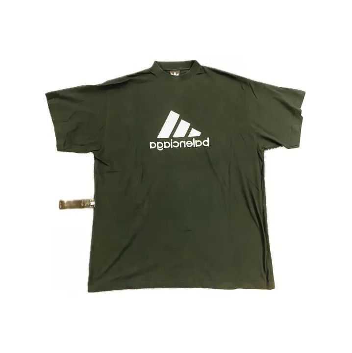 Balenciaga Balenciaga x Adidas Original Embroidered T-Shirt Size US M / EU 48-50 / 2 - 1 Thumbnail