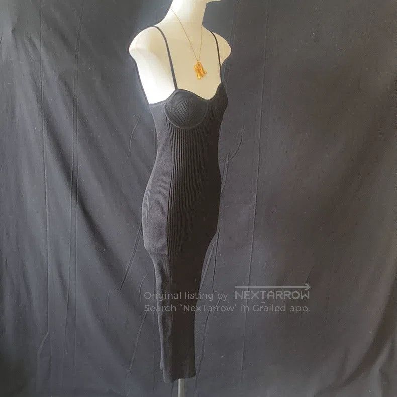 Helmut Lang HELMUT LANG Knitted Camisole Dress Size XS / US 0-2 / IT 36-38 - 3 Thumbnail