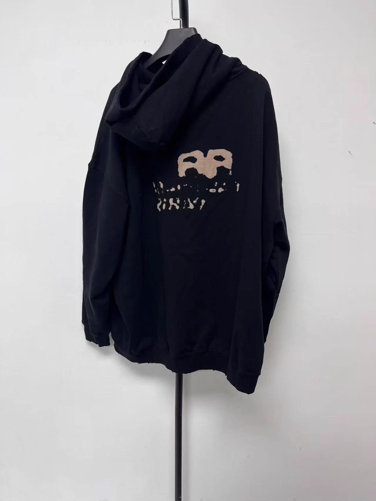 Balenciaga Balenciaga logo print oversized hoodie men's new XS/4 Size US XS / EU 42 / 0 - 2 Thumbnail