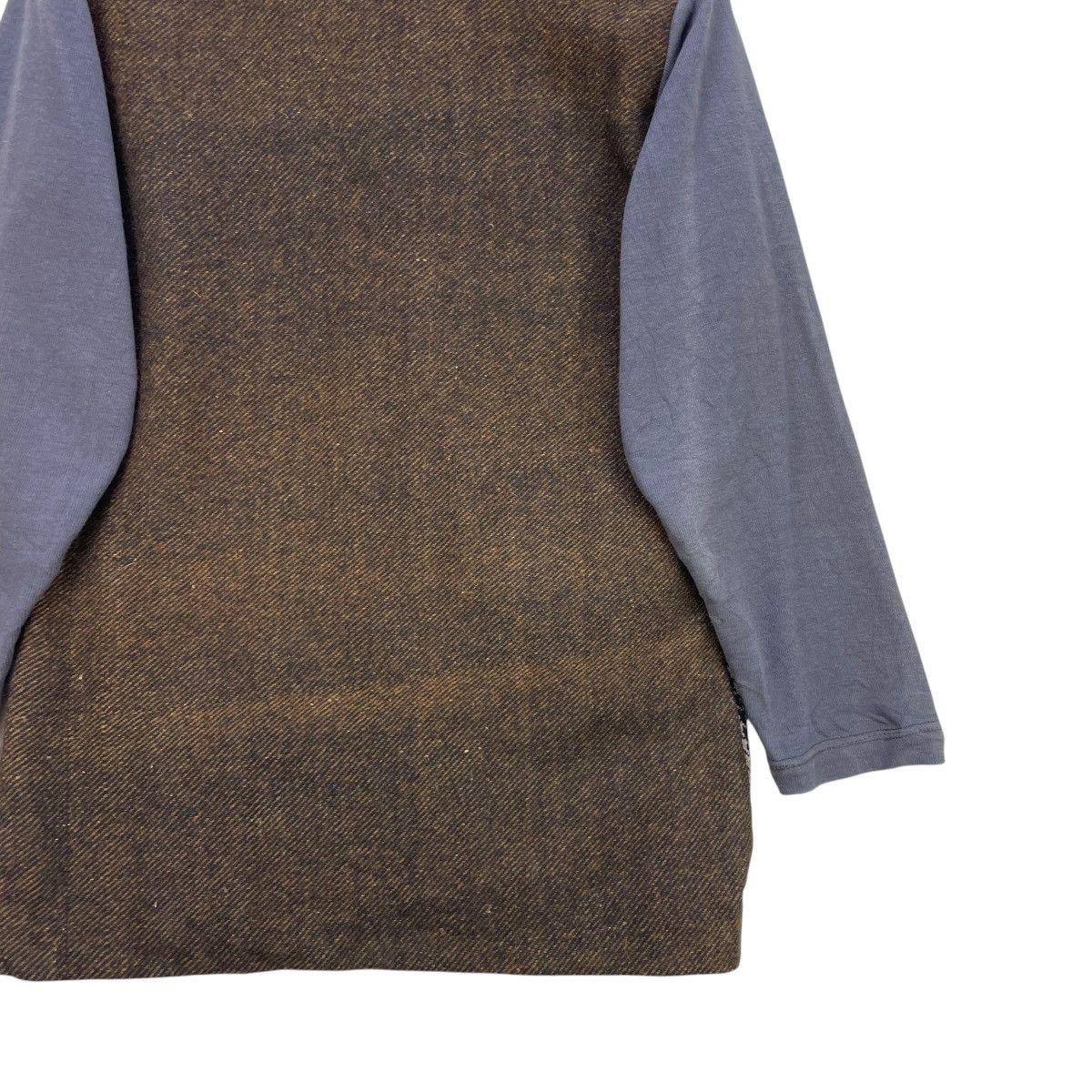 Japanese Brand Vtg Foujon America Colour Block Style Balmacaan Harris Tweed Size M / US 6-8 / IT 42-44 - 6 Thumbnail