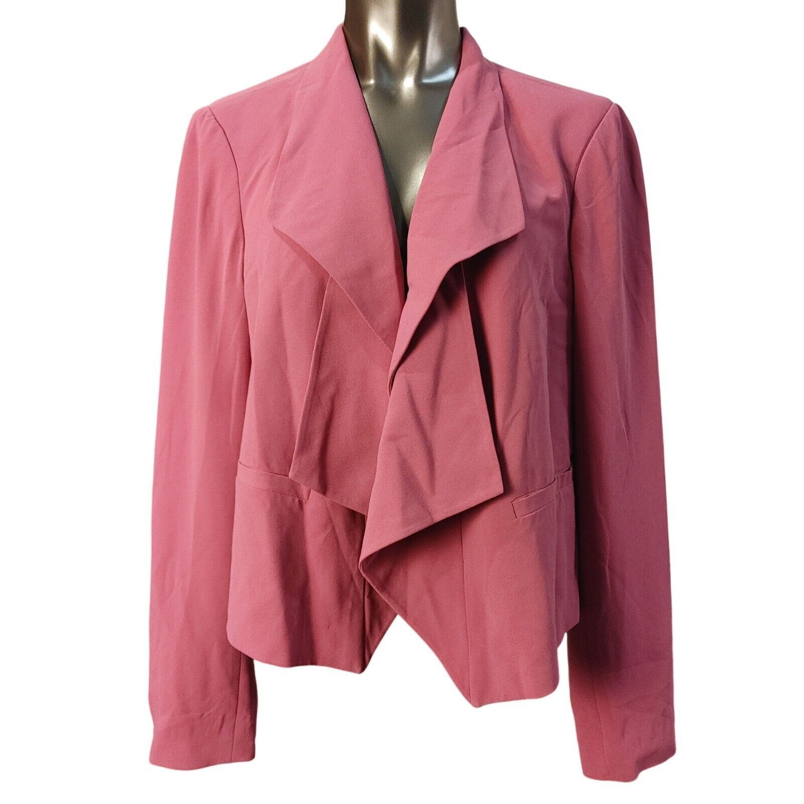 Other Giuliana Rancic Women's Red Open Front Blazer Jacker 1X Size XL / US 12-14 / IT 48-50 - 1 Thumbnail