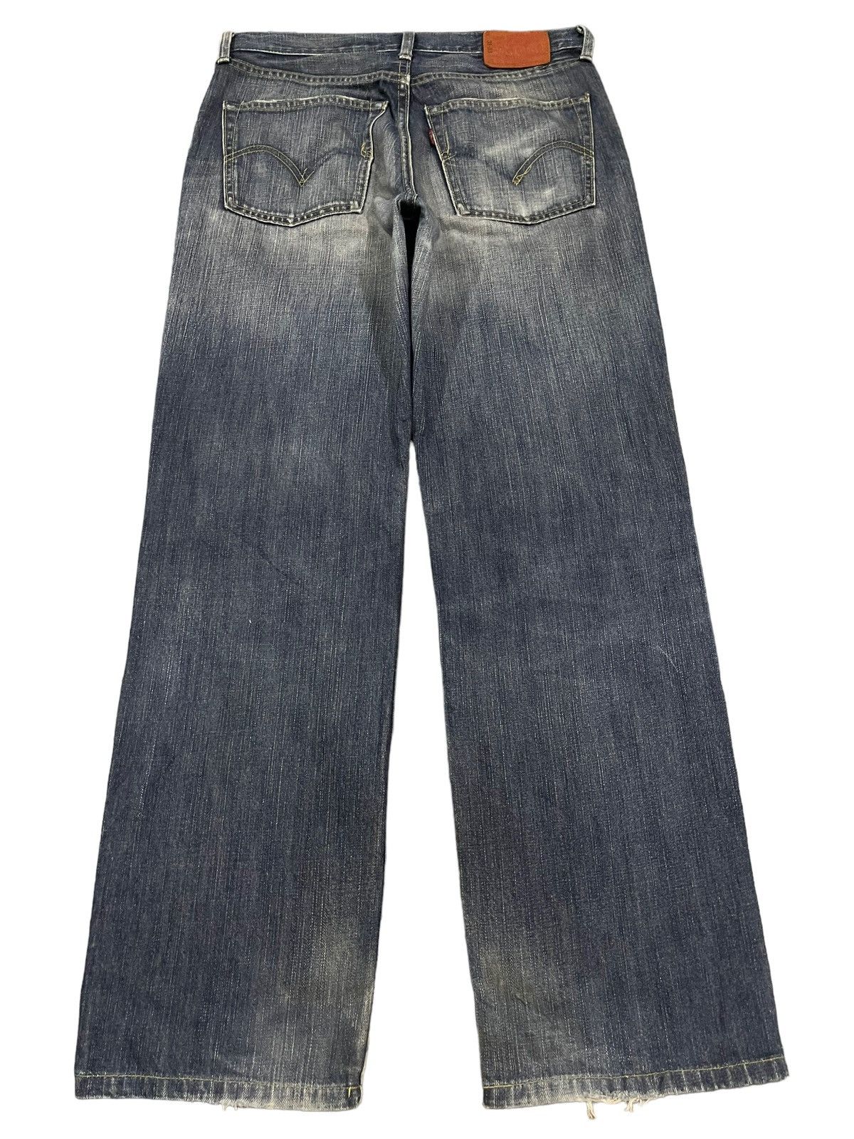 Levi's Vintage 90s Levis 502 Blue Wash Style Baggy Jeans Size US 32 / EU 48 - 2 Thumbnail