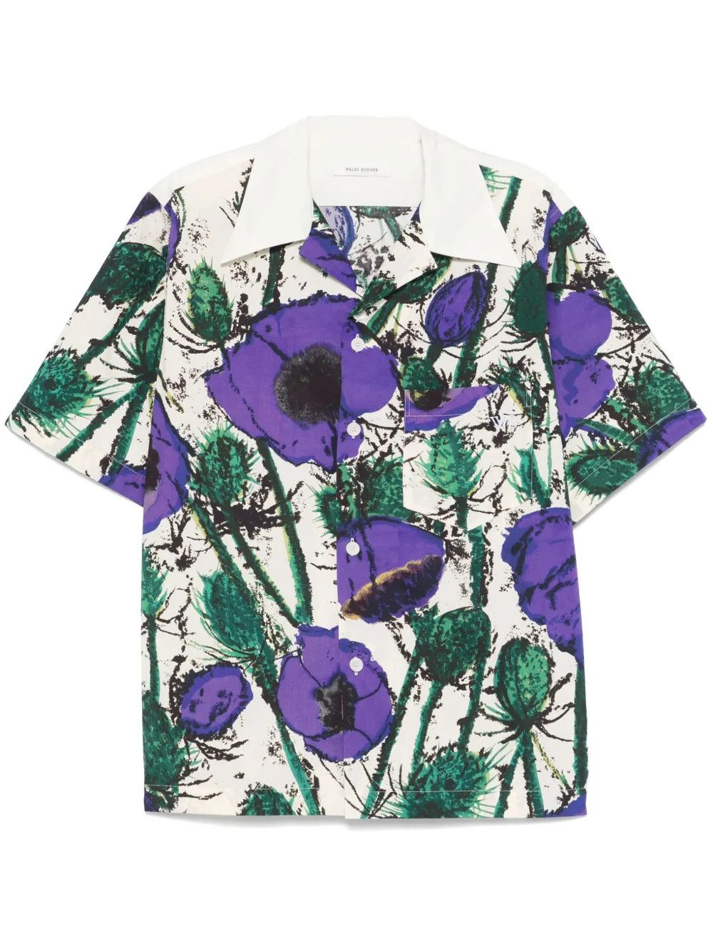 Wales Bonner o1h1sh10525 Highlife Bowling Shirt in Purple Size US M / EU 48-50 / 2 - 1 Thumbnail