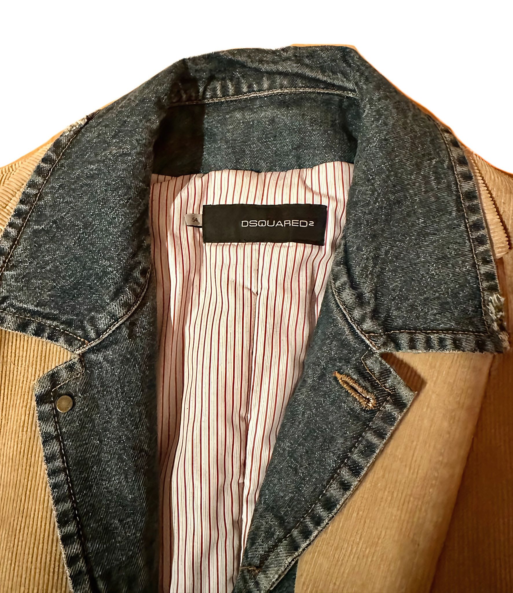 Dsquared2 CORDUROY HEAVY COAT Size US L / EU 52-54 / 3 - 3 Thumbnail