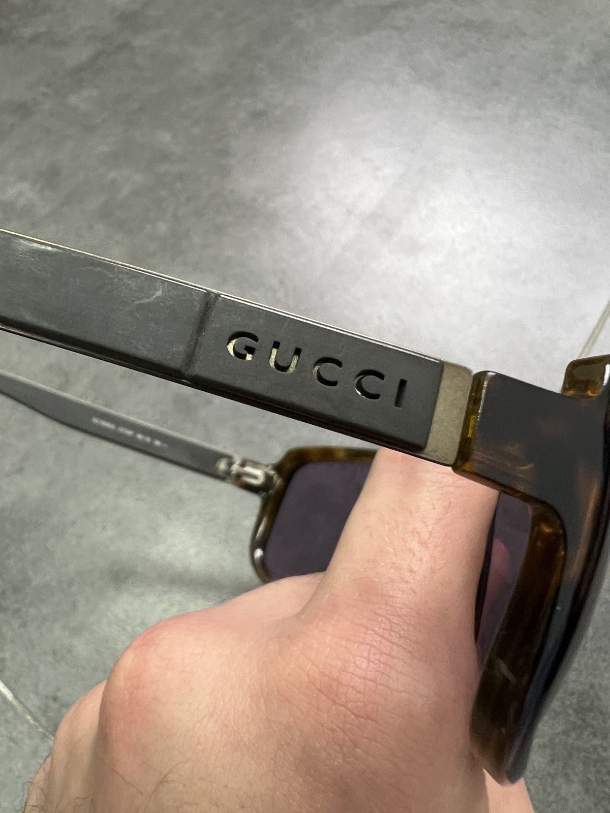 Gucci × Tom Ford × Vintage Tom Ford era Gucci Sunglasses Mask Shield Vintage Size ONE SIZE - 5 Thumbnail