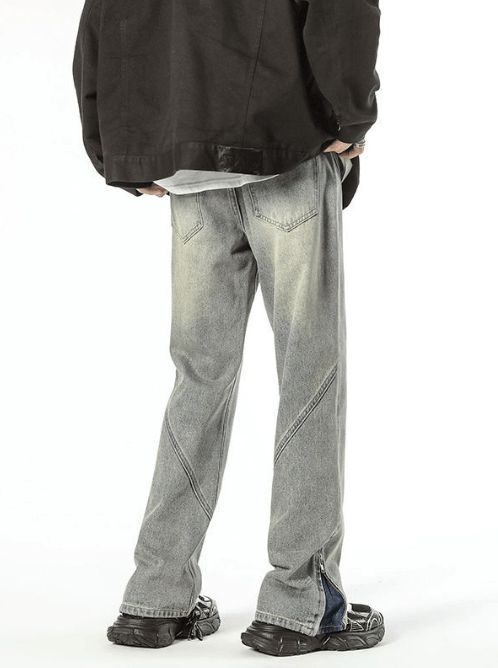 Japanese Brand American retro flared zipper high street jeans Size US 32 / EU 48 - 4 Thumbnail
