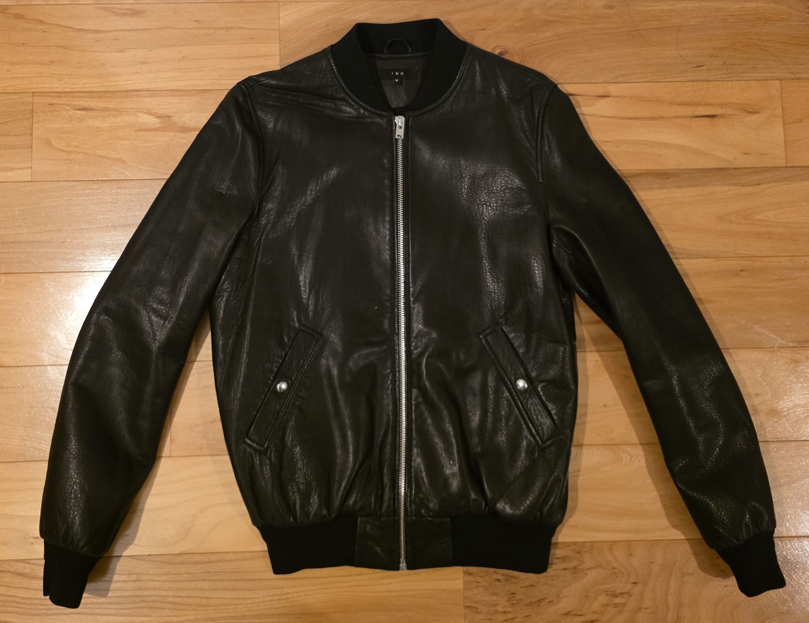 Iro Leather jacket bomber style Medium