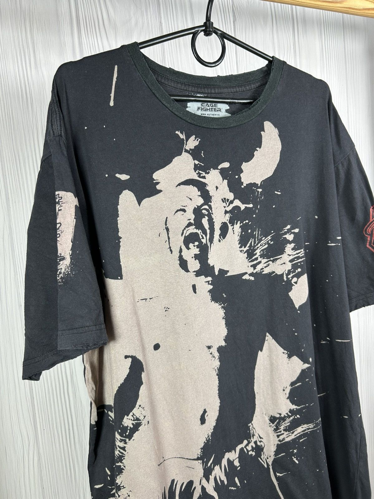 Vintage Vintage AOP Chuck Liddell Iceman MMA T-Shirt Size XL Printed Size US XL / EU 56 / 4 - 2 Thumbnail