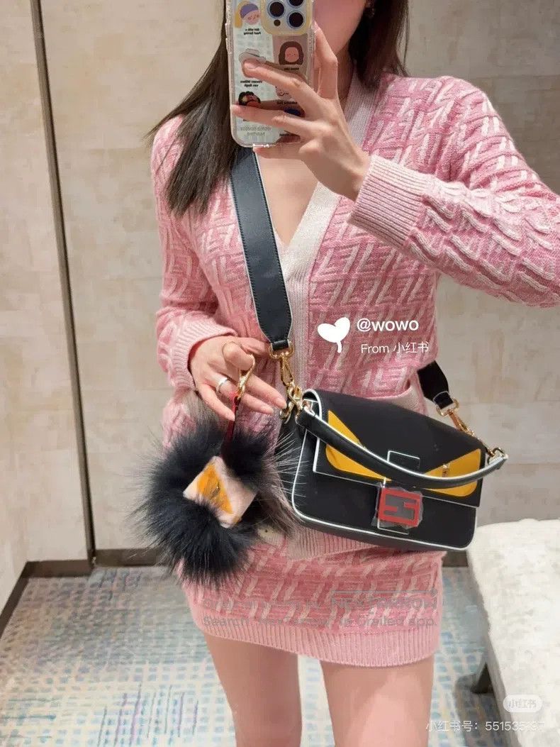Fendi Fendi Pink FF Logo Skirt Size 42" / US 20 - 7 Thumbnail