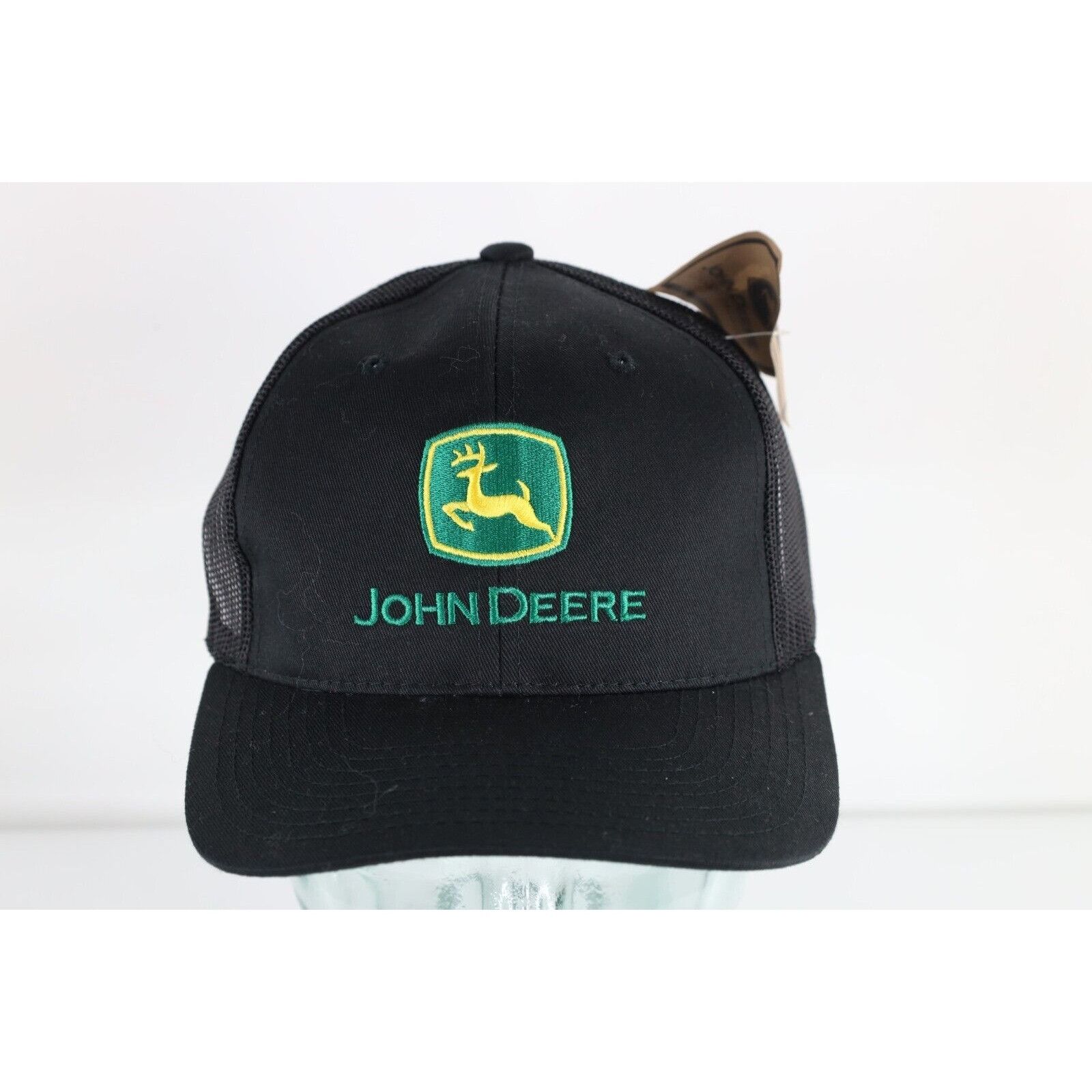 John Deere × Vintage Deadstock Vintage John Deere Tractors Spell Out Trucker Hat Size ONE SIZE - 1 Thumbnail