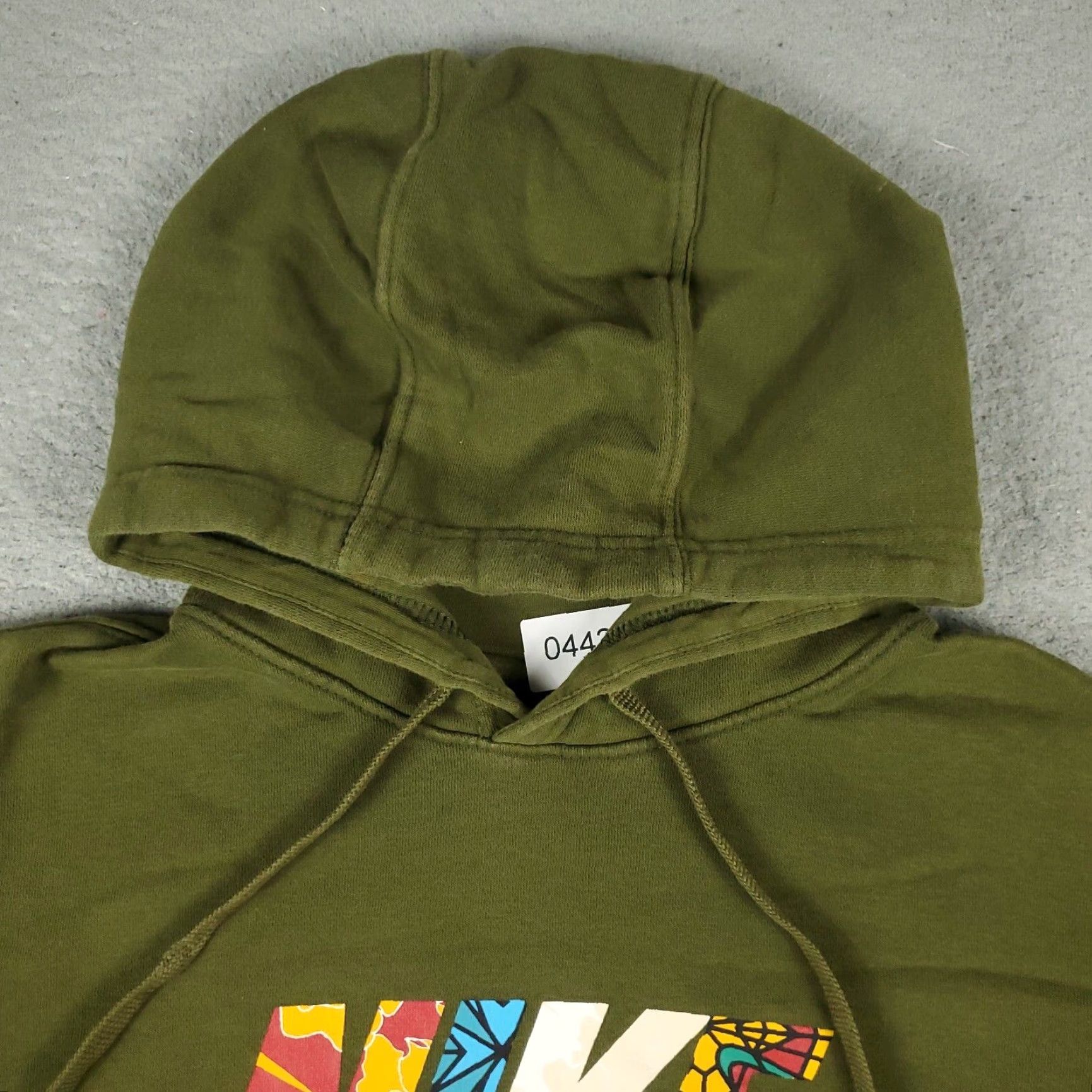 Nike VINTAGE Nike Mens Small Green Logo Pullover Hoodie Casual Sweatshirt All Seasons Size US S / EU 44-46 / 1 - 3 Thumbnail