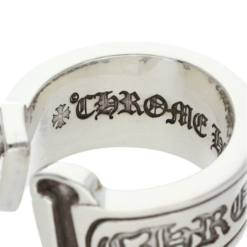 Chrome Hearts Chrome Hearts Large Scroll Label Silver Ring Size ONE SIZE - 3 Thumbnail