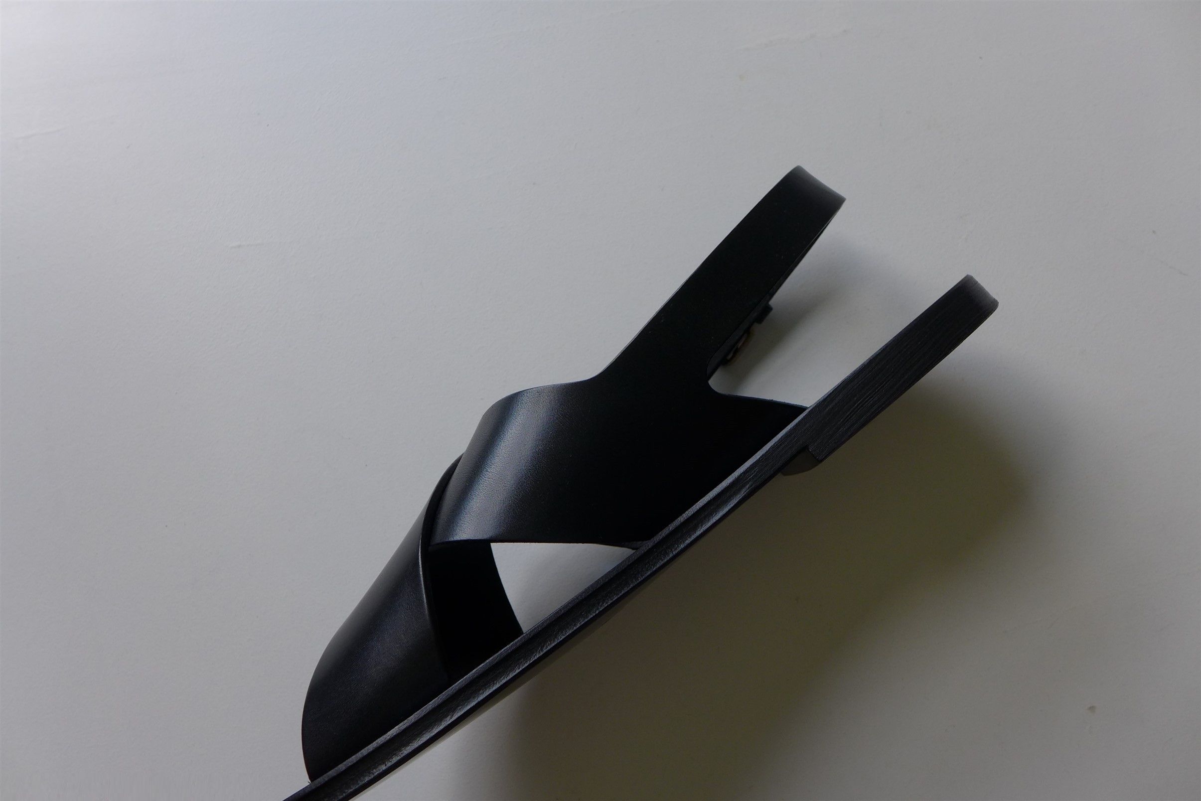 Saint Laurent Paris Saint Laurent Paris Mojave Sandals - Black Calf Leather Size US 9 / EU 42 - 14 Thumbnail