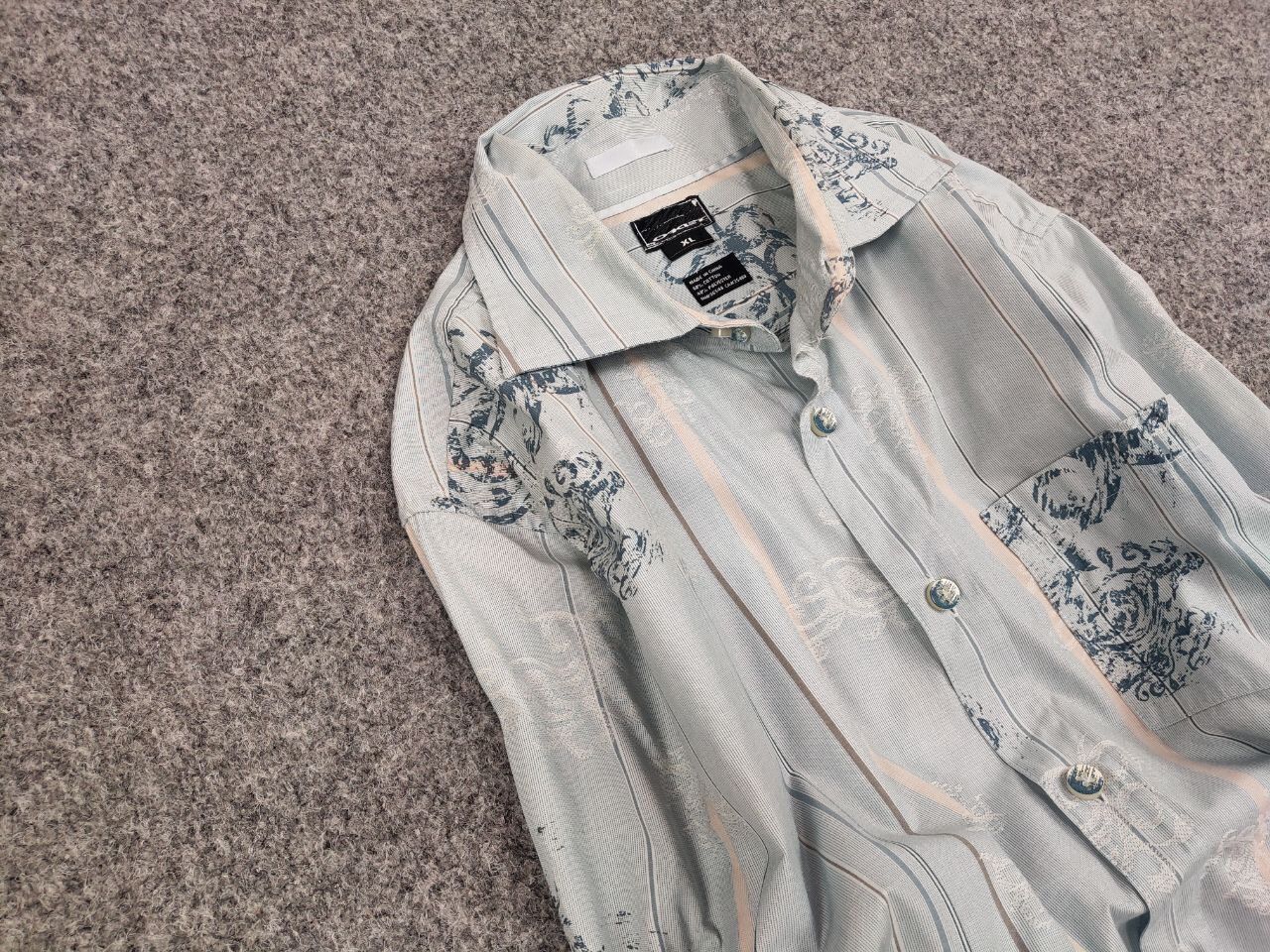Oakley Vintage Oakley Monogram Logo Casual Button long sleeve Shirt Size US XL / EU 56 / 4 - 7 Thumbnail