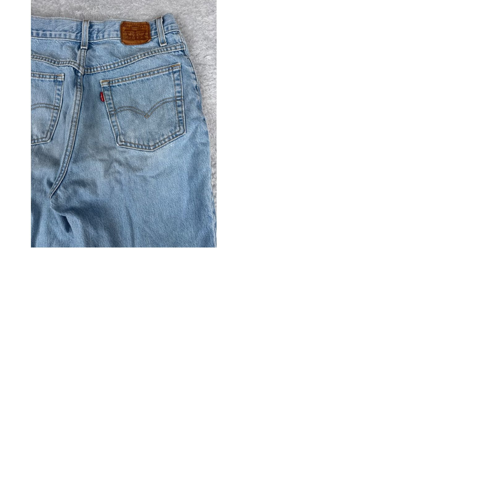 Levi's Levi's Jeans Women 29x26 5-Pocket Denim Light Wash Blue Premium Mom Style 80s Distressed Stretch Vintage No Size 29" - 12 Thumbnail