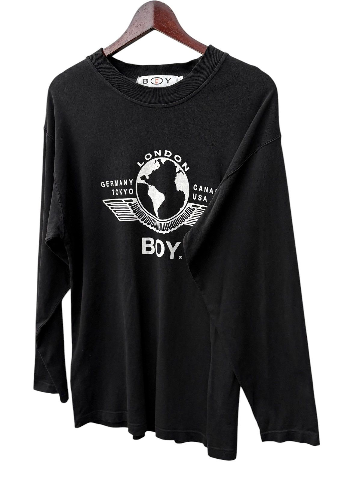 Boy London Vintage Boy London Faded Longsleeve Punk Shirt Size US M / EU 48-50 / 2 - 4 Thumbnail