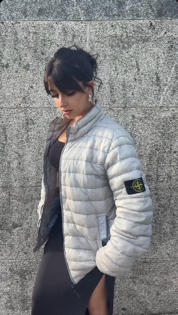 Stone Island Stone Island Lightweight Down Jacket Silver Grey – Size L Size US L / EU 52-54 / 3 - 1 Thumbnail
