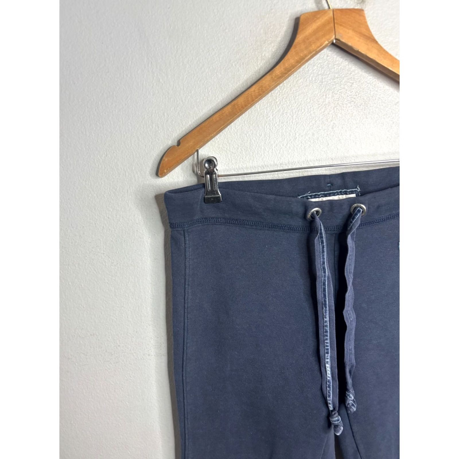 American Eagle Outfitters American Eagle Outfitters Pants Womens Y2K Baggy Logo Sweatpants Blue XS/S Regular Pockets Elastic Waist Size 28" / US 6 / IT 42 - 2 Thumbnail
