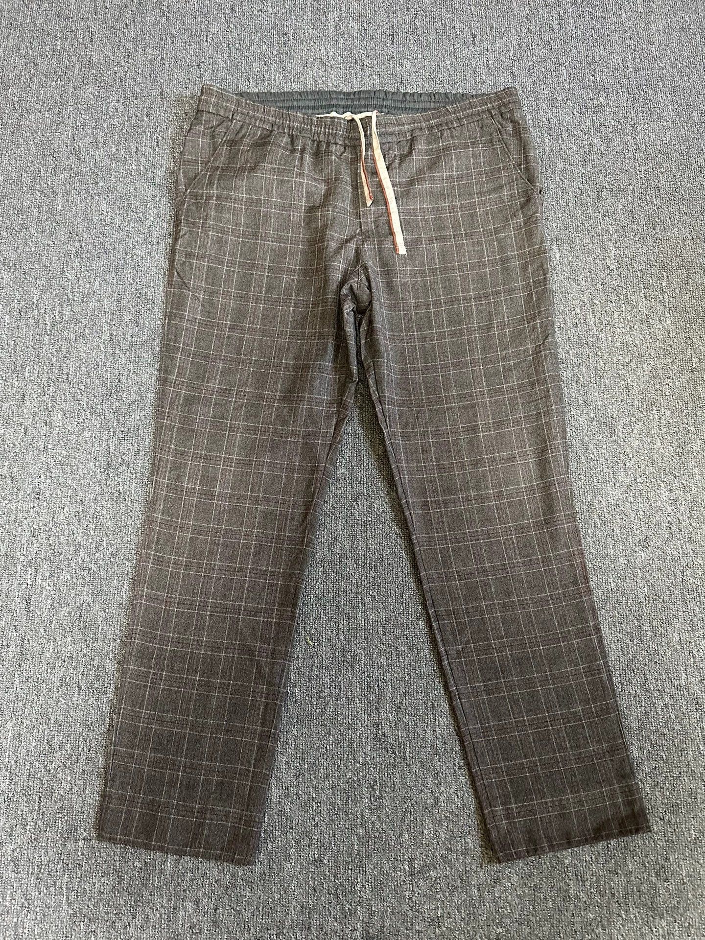 Loro Piana Loro Piana Wool Casual Trousers with Checks Size US 34 / EU 50 - 1 Thumbnail