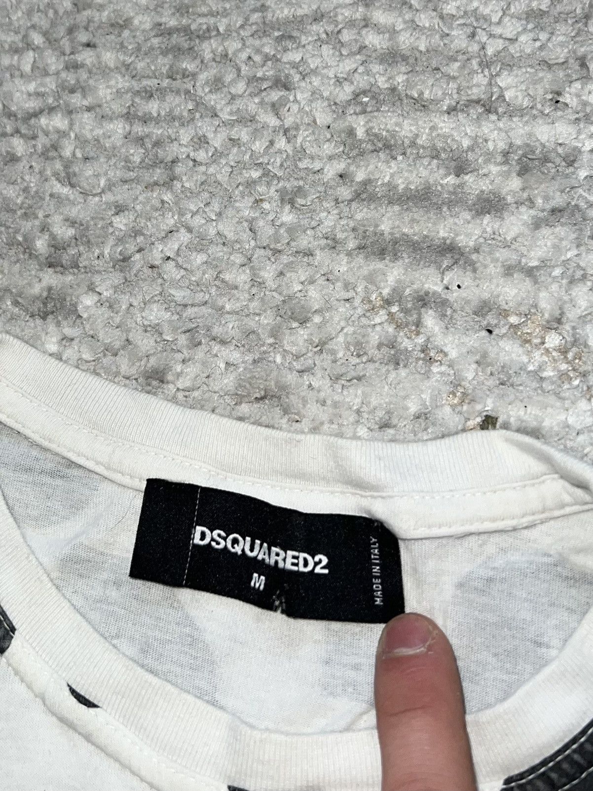 Dsquared2 DSQUARED2 MULTI LOGO T-SHIRT Y2K TEE Size US M / EU 48-50 / 2 - 6 Thumbnail