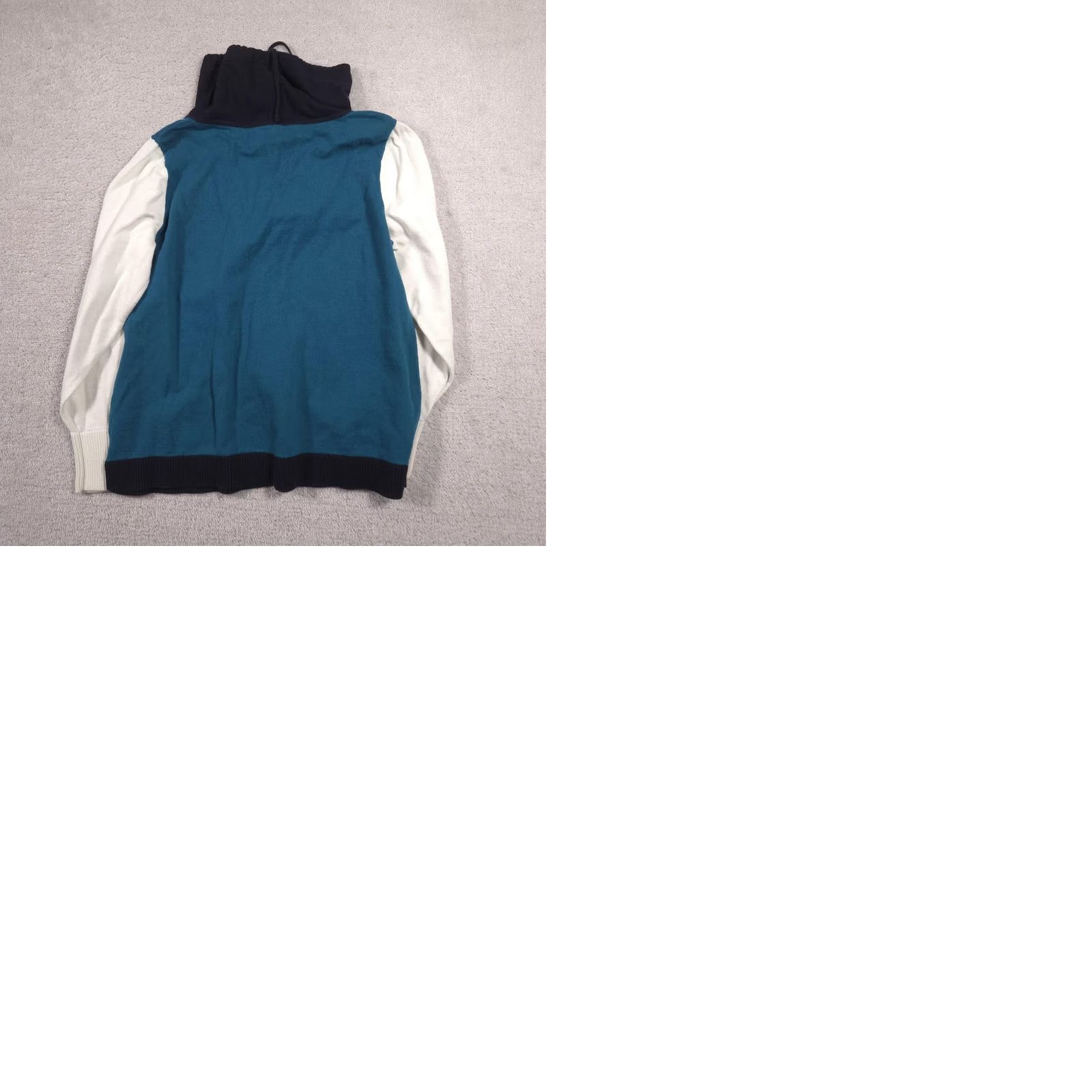 Talbots Talbots Sweater Womens L Multicolor Cowl Neck Drawstring Pullover Colorblock Size L / US 10 / IT 46 - 10 Thumbnail