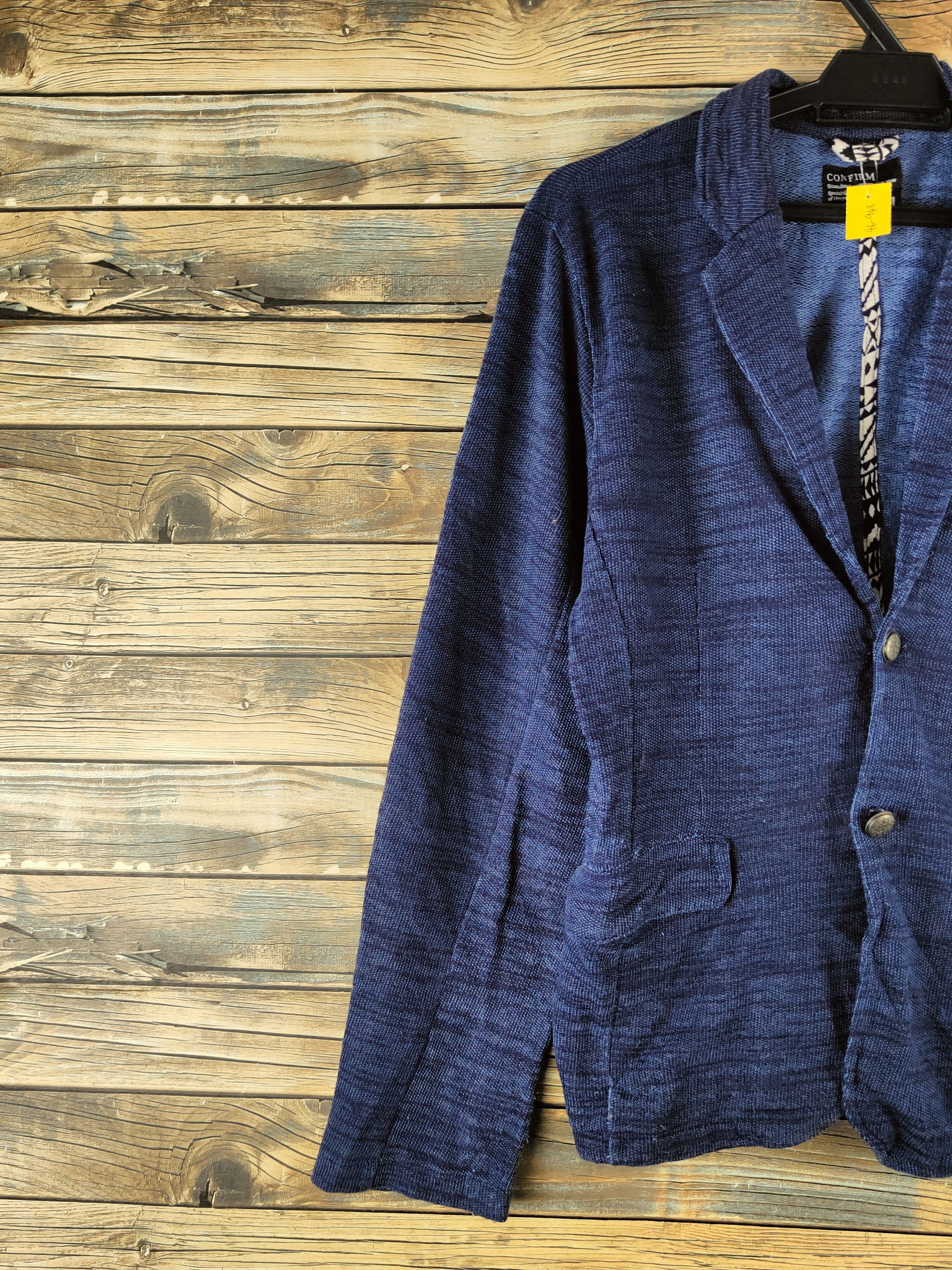 Japanese Brand DL Confirm Blue Knitwear Blazers #46-943 Size US M / EU 48-50 / 2 - 3 Thumbnail