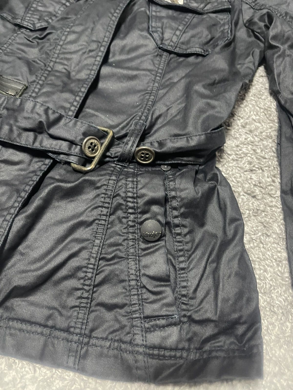 Japanese Brand Khujo Siren shell Japanese belted Jacket Patchwork size S Size S / US 4 / IT 40 - 11 Thumbnail