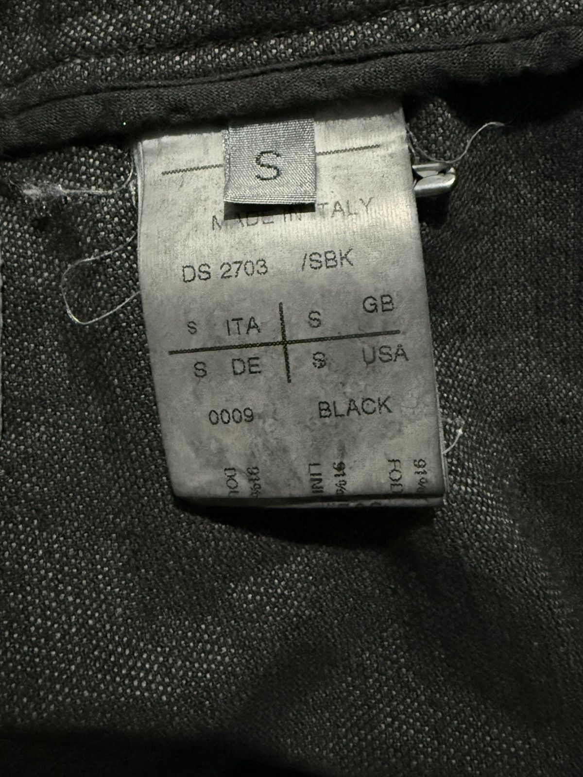 Rick Owens Rick Owens Black Denim Vest Size US S / EU 44-46 / 1 - 9 Thumbnail