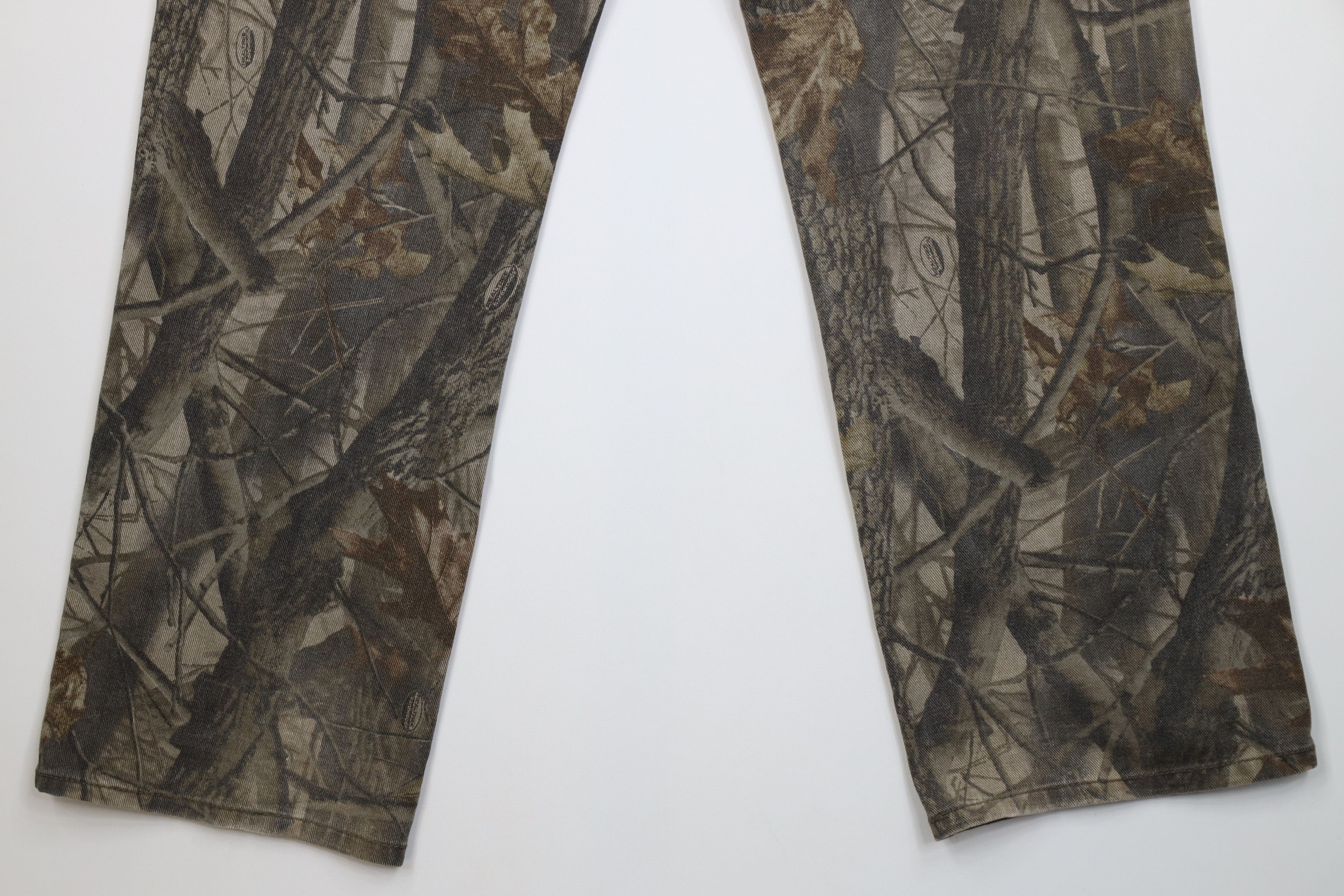 Vintage Vintage 90s Y2K Streetwear Camouflage Double Wide Leg Jeans Size US 38 / EU 54 - 11 Thumbnail