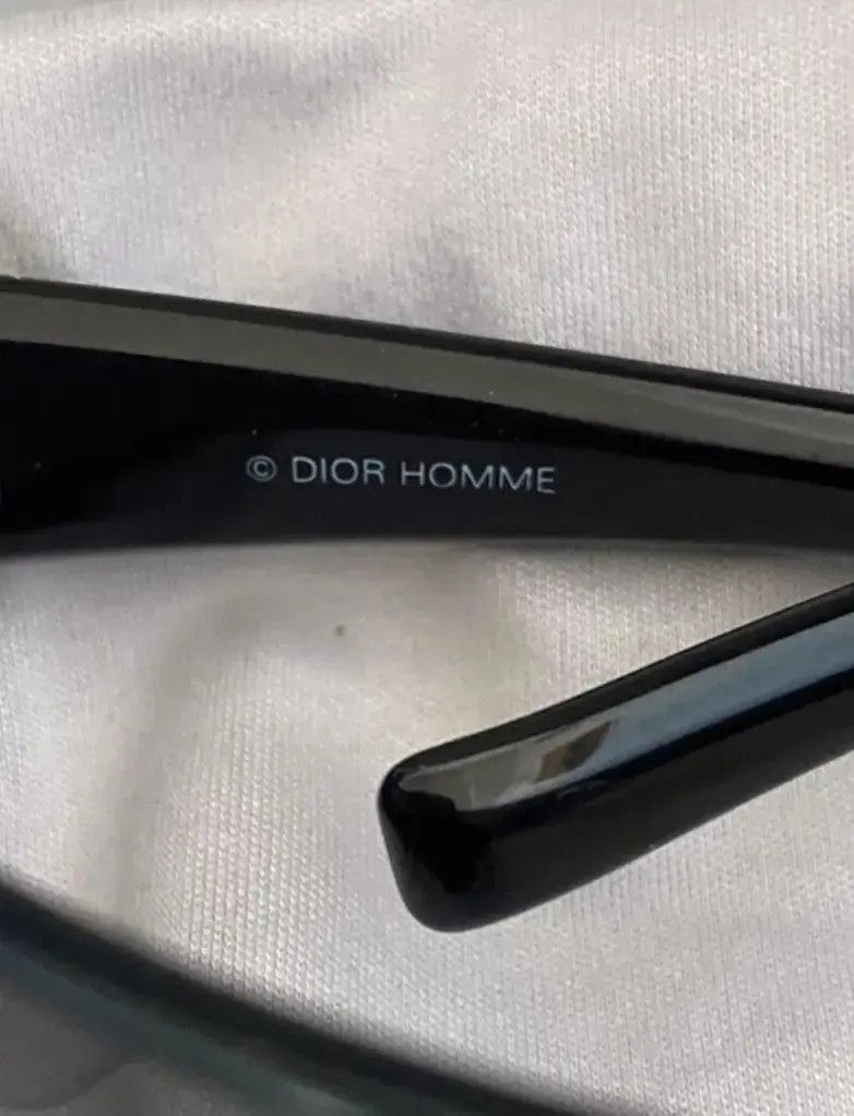 Dior DIOR Sunglasses Homme Rectangle Wrap Straps Logo RI939 Size ONE SIZE - 4 Thumbnail