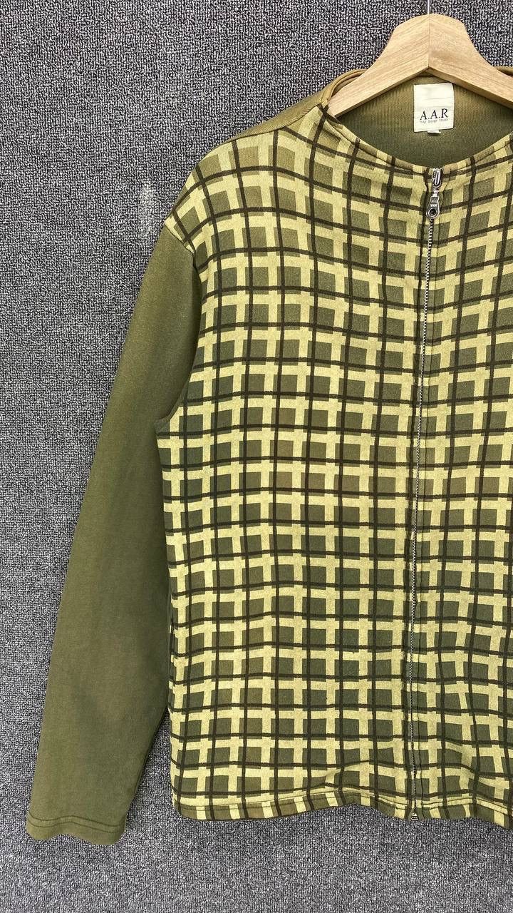 Yohji Yamamoto Vintage A.A.R Yohji Design Studio Shadows Plaid Jacket Size M / US 6-8 / IT 42-44 - 3 Thumbnail
