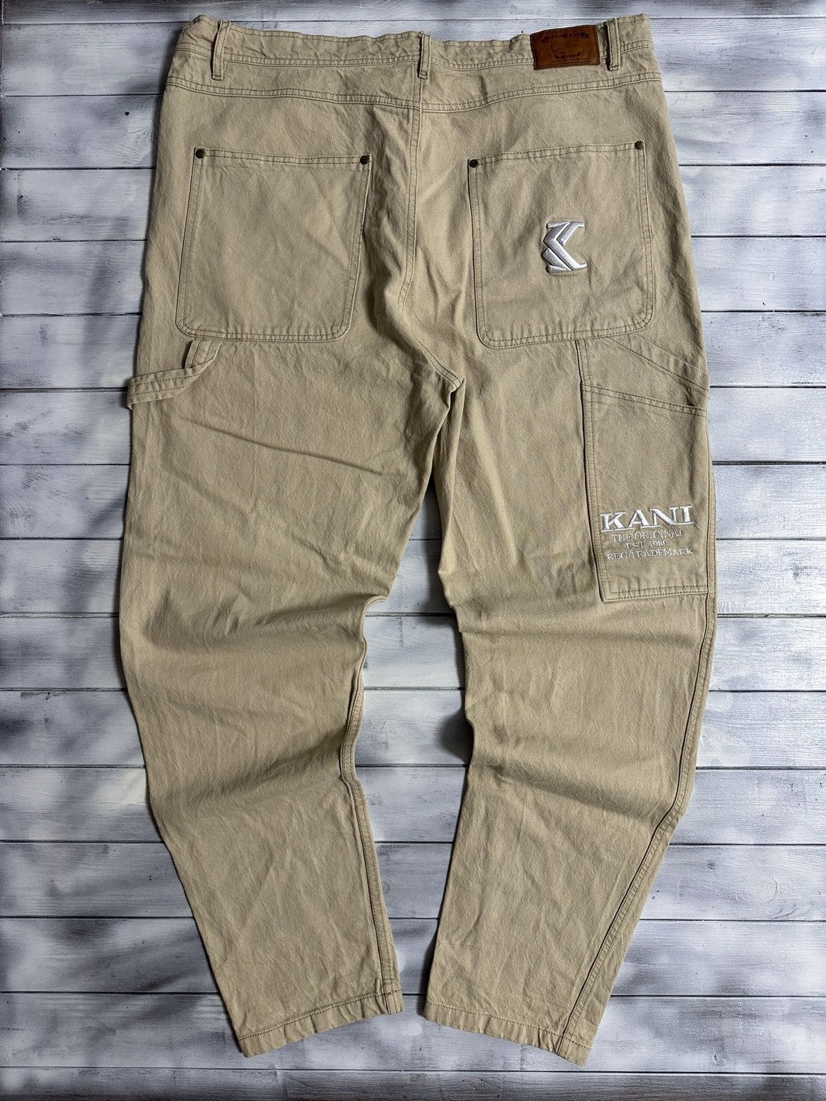 Rare Karl Kani Baggy Jeans Carpenter Rap Skate Y2K.