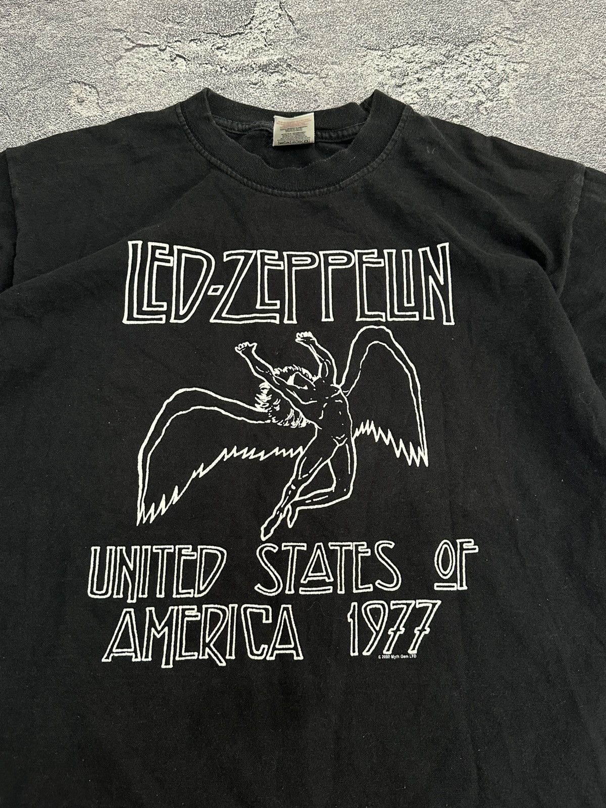 Band Tees × Vintage Led Zeppelin United States 1977 Remake 2003 T-Shirt Size US S / EU 44-46 / 1 - 2 Thumbnail