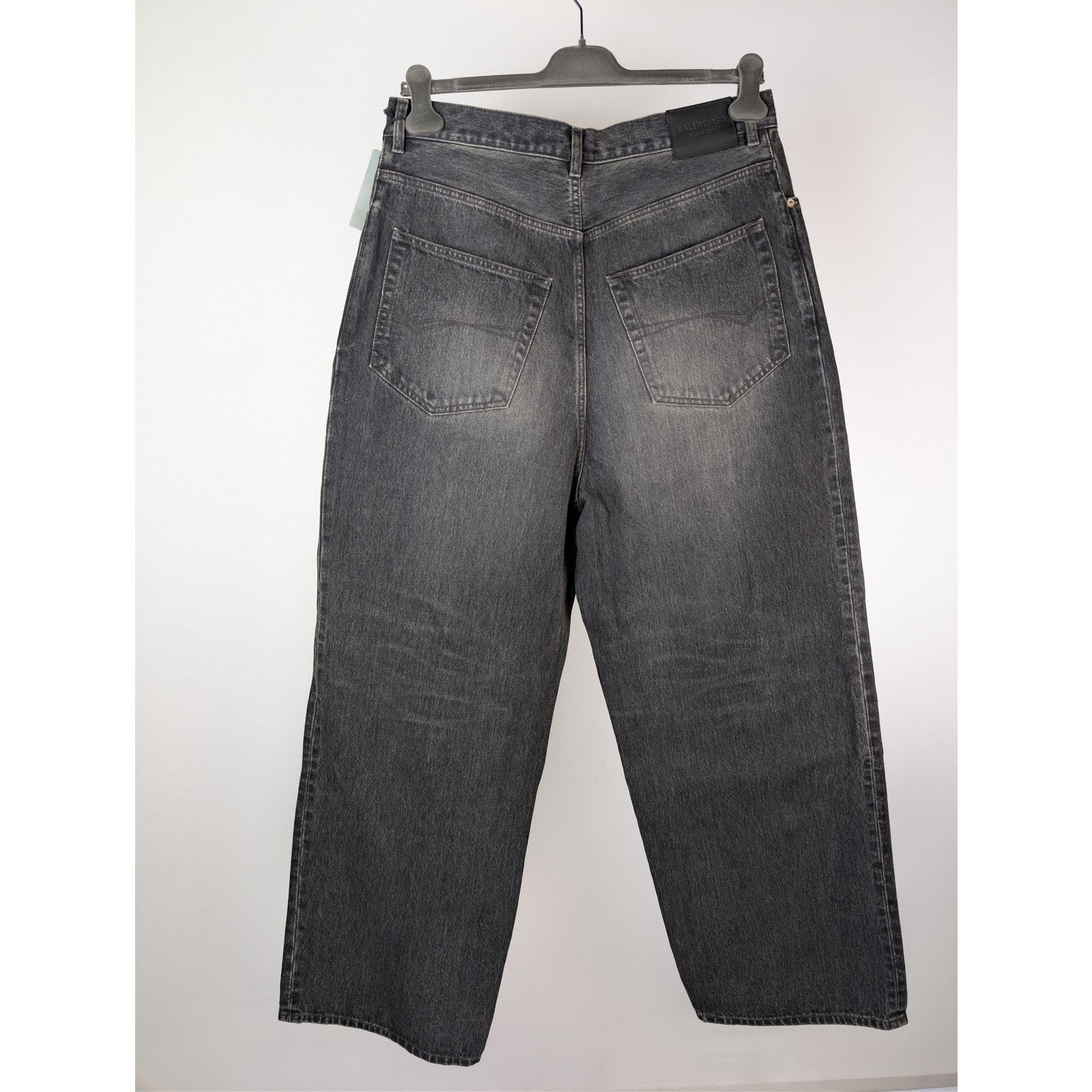Balenciaga o1rshd1 Baggy Denim Pants in Wash Black / Marigold Size US 32 / EU 48 - 10 Thumbnail