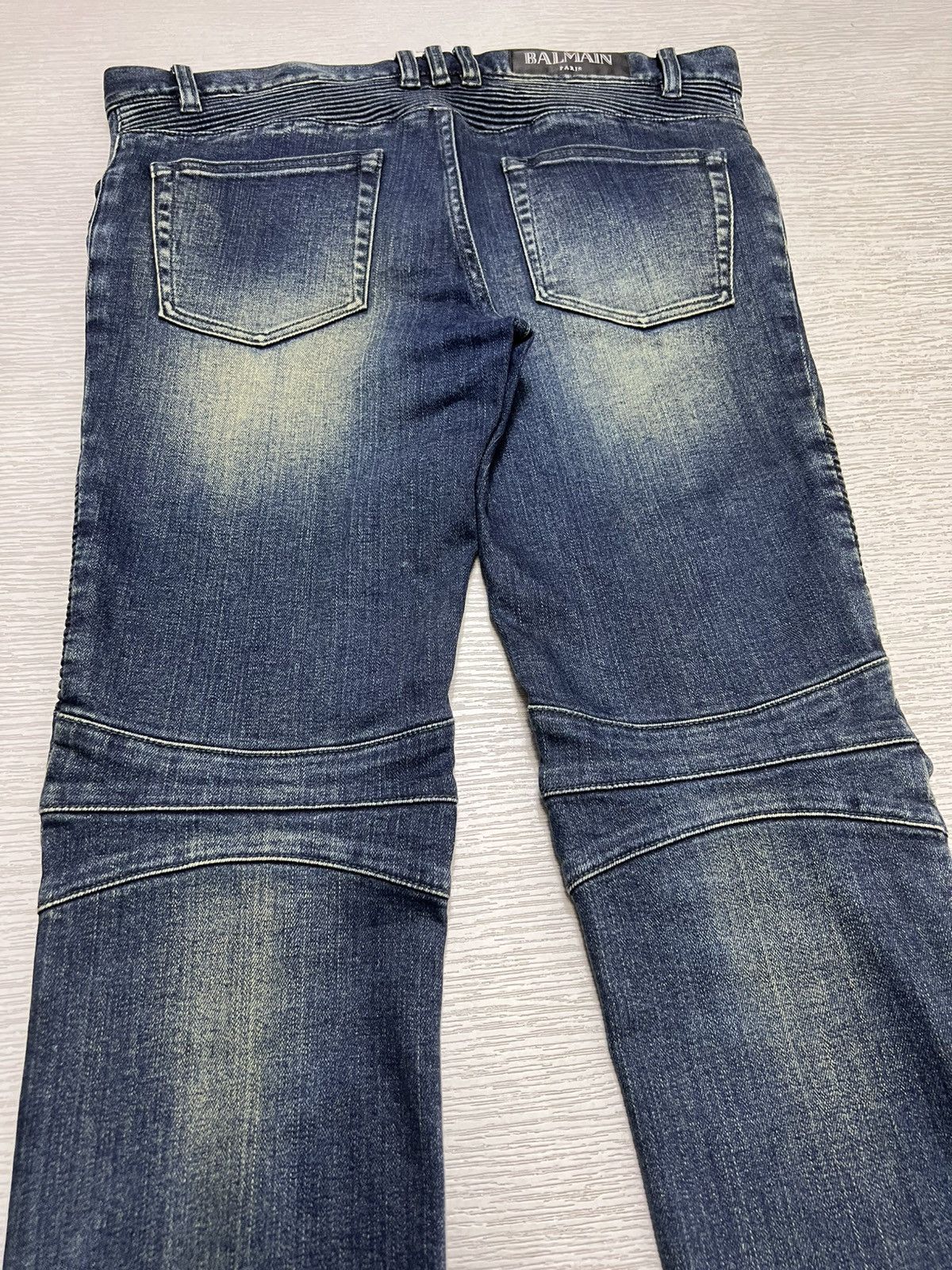 Balmain Balmain - Christophe Decarnin - Washed Biker Jeans Size US 30 / EU 46 - 7 Thumbnail